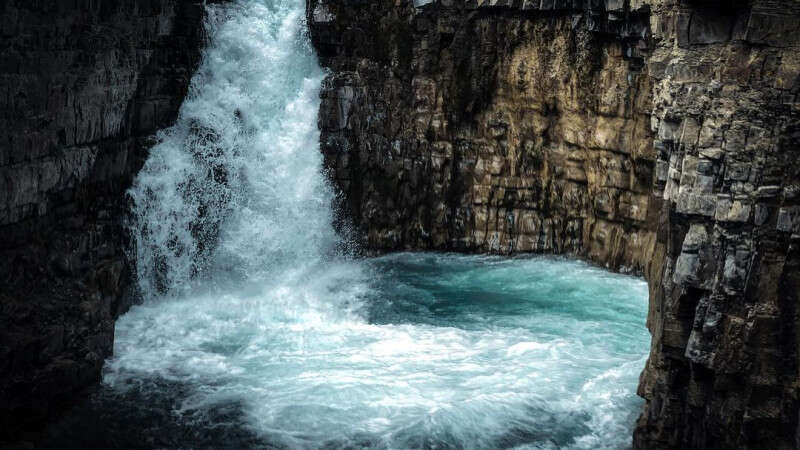 "Tekes"  Waterfall - Lake Tuzkol and the Ketmen Pass